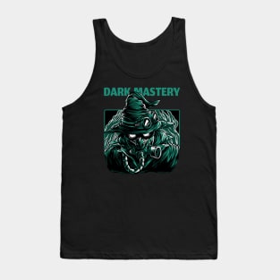 Dark Mystery Man Gas Mask Tank Top